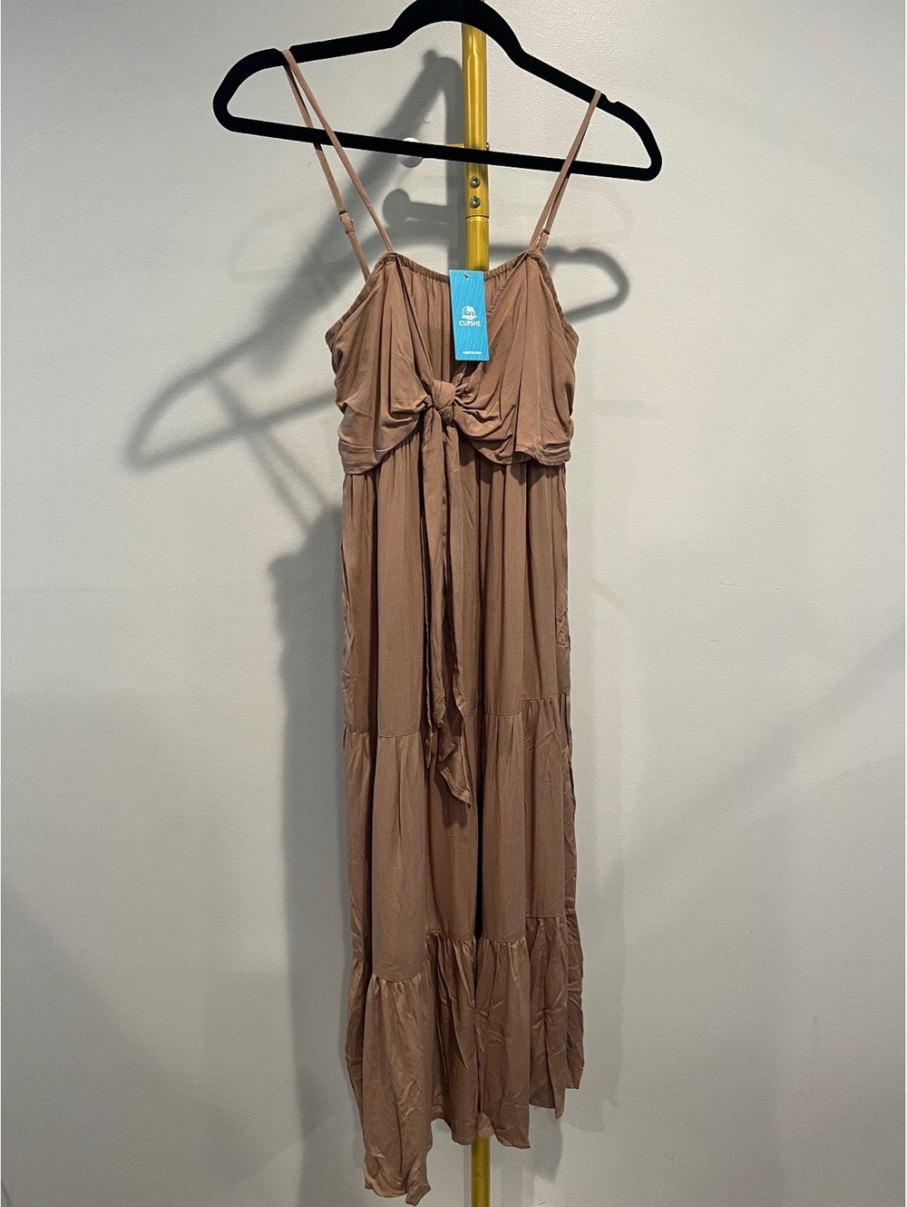 NWT CUPSHE Midi Mocha Sundress
